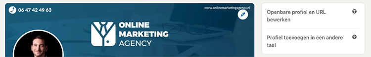 SEO for your LinkedIn profile - 7 tips to make your personal profile more findable 2 Linkedin public profile editing